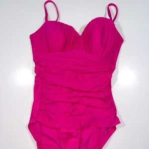 Miraclesuit One Piece Bathing Suit | Size 12 | Magenta